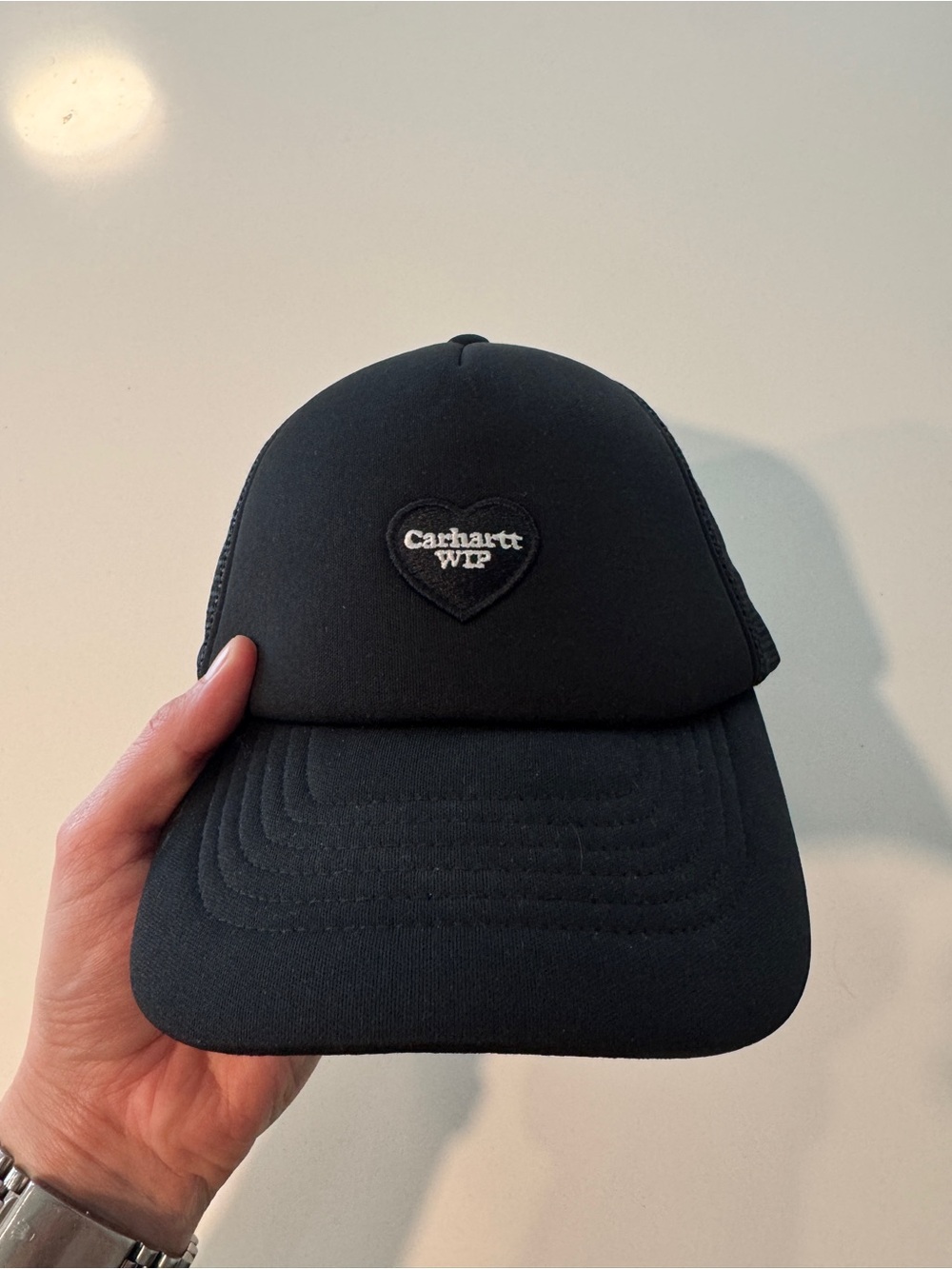 Carhartt WIP Black Heart Patch Trucker Cap